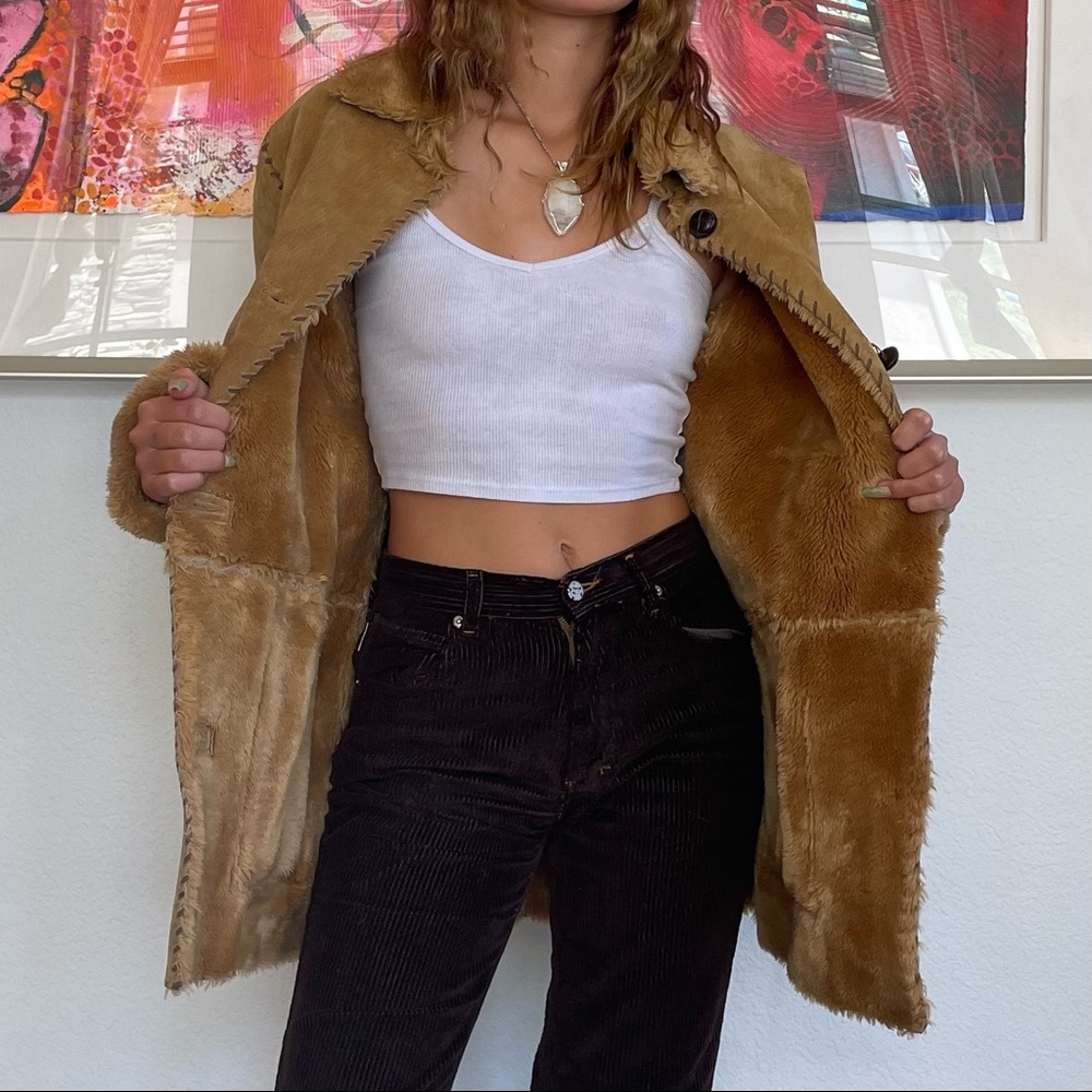 VINTAGE BAGATELLE LEATHER COAT